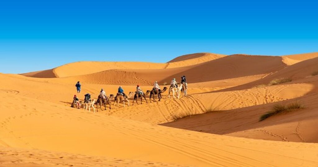 Trekking in cammelli nel deserto di Merzouga